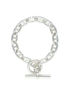 Hermes Chaine D'ancre GM Silver Bracelet
